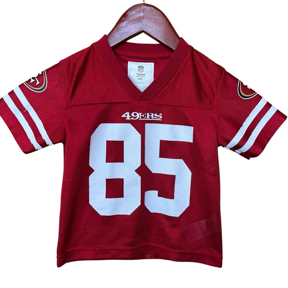 San Francisco 49ers George Kittle 85 Nike Toddler Jersey Size 2T Red Kids Footbl